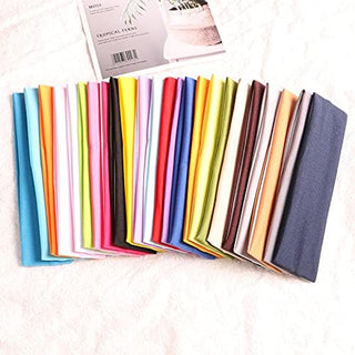 Sport Yoga Headbands,Pack of 14,Fashion Soft Elastic Polyester Sweatband Yoga Stretchy Headband for Women Man Girl